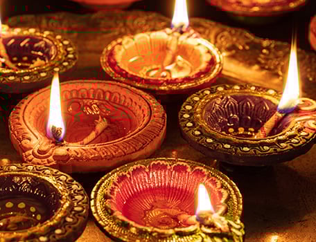 Diwali lamps